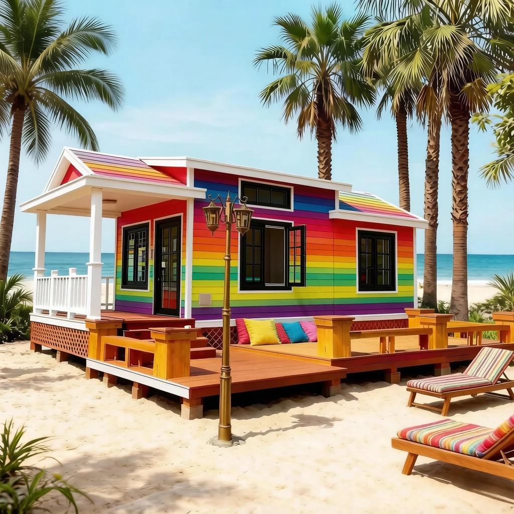 Expandable Container Home Prefab Tiny House Foldable House Hot Selling Cabins Folding Room Garden Rooms Warehouse Barn Cabins