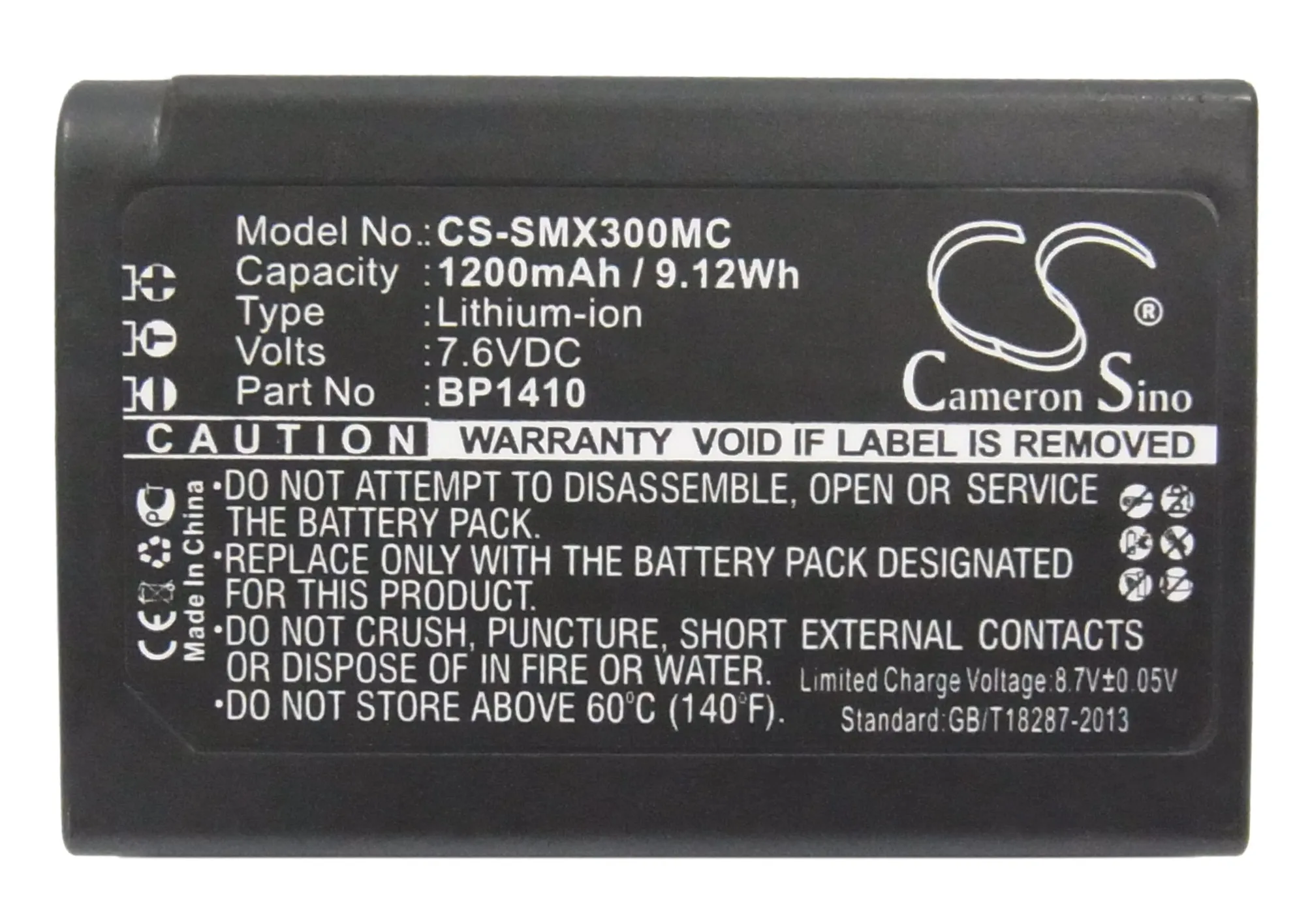 

Li-ion Camera Battery for Samsung,7.6v,1200mAh,NX30 WB2200 WB2200F,BP1410 ED-BP1410