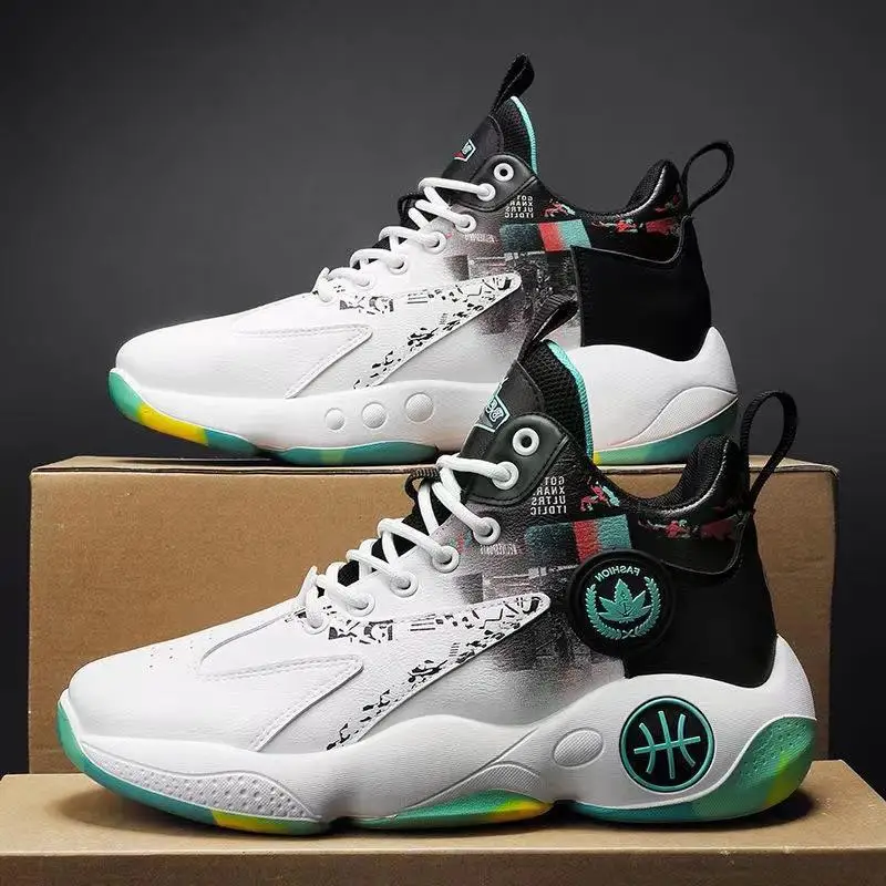 High-top Basketball Shoes 2025 New Style Fashionable Running Shoes Teenage Student Men's Sneaker Men Basketball Shoes for Games