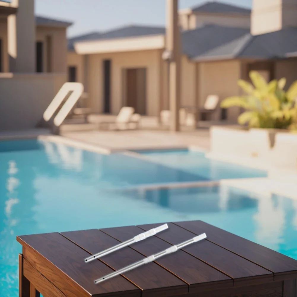 Aluminum Pool Pole Pool Cleaning Pole Easy Extension And Retraction Multi Purpose Pool Cleaning Tool Accessory