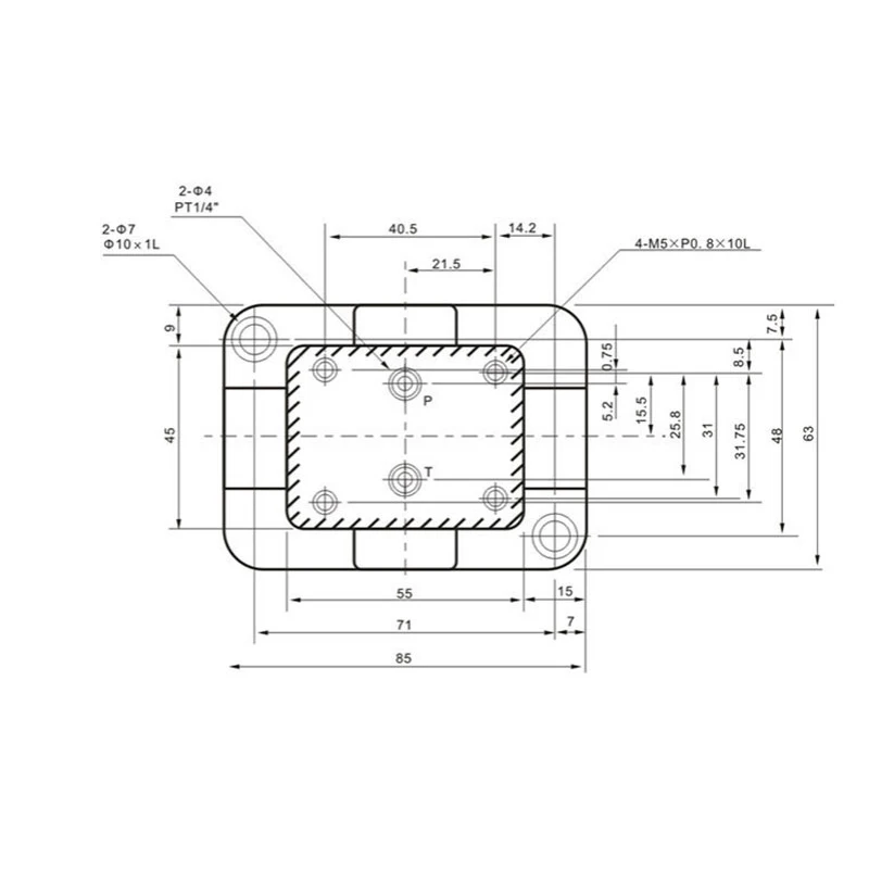 EDG-01-C/H valvola proporzionale elettromagnetica singola/doppia valvola di pressione testa di pressione valvola proporzionale 250kgf/cm² 2L/min