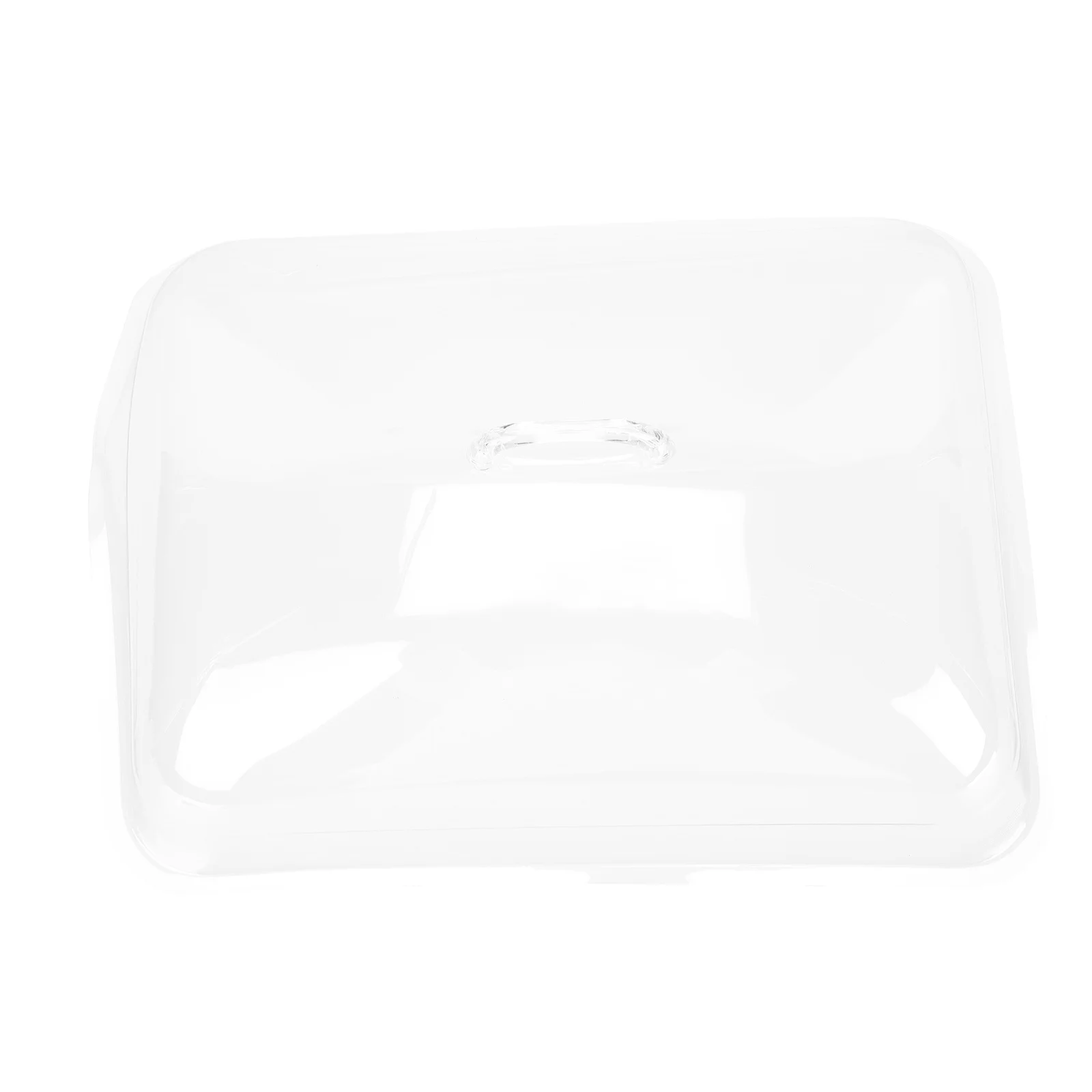 

Transparent Food For Fresh-Keeping Reusable Dish Pan Lid Plate Cover Cake Cover Kitchen Food Storage Container