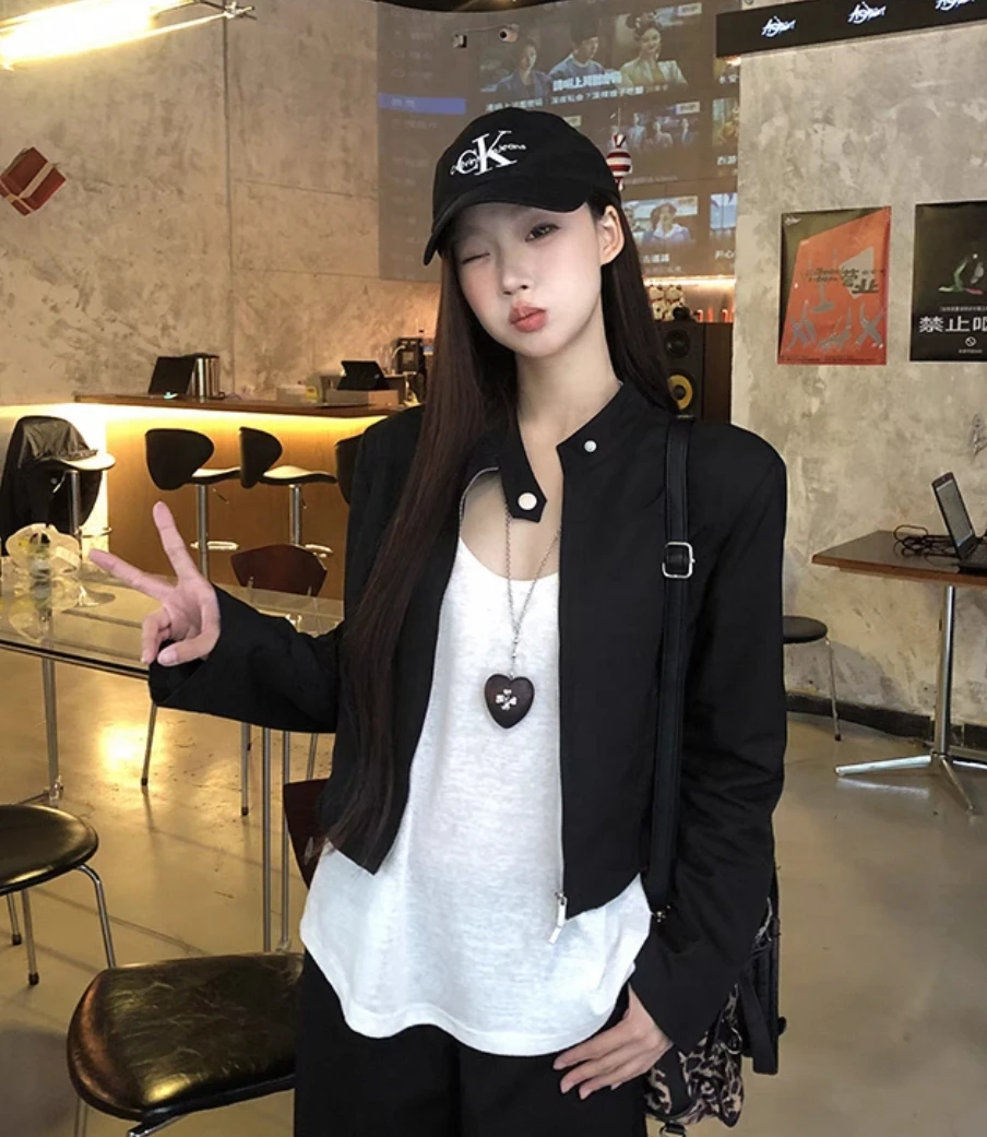 

Куртки-бомберы, женская куртка унисекс, осенняя вискоза, вышитое кружево, романтический французский стиль, бисер, ромашка, японский вязаный современный OL