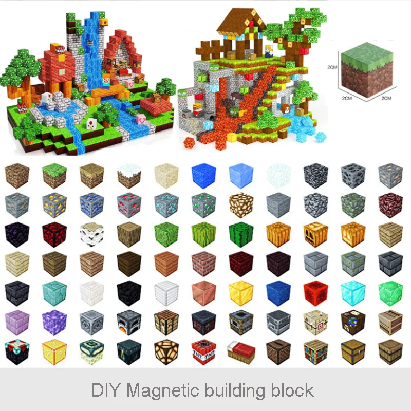 Neue Magnetische Blöcke Spielzeug kinder Pädagogisches Magnetische Spielzeug Für Jungen Mädchen Montessori Sinnes Würfel Für Kleinkind Geschenke