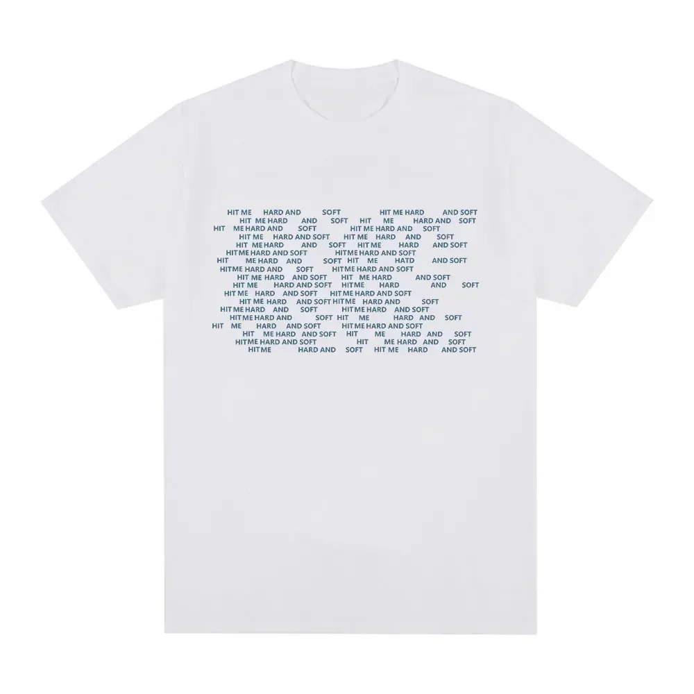 Hit Me Hard and Soft 2024 Tour Tshirt Womens Fashion Hip Hop Tshirt Loose Short Sleeve Tshirt Fan Gift Top