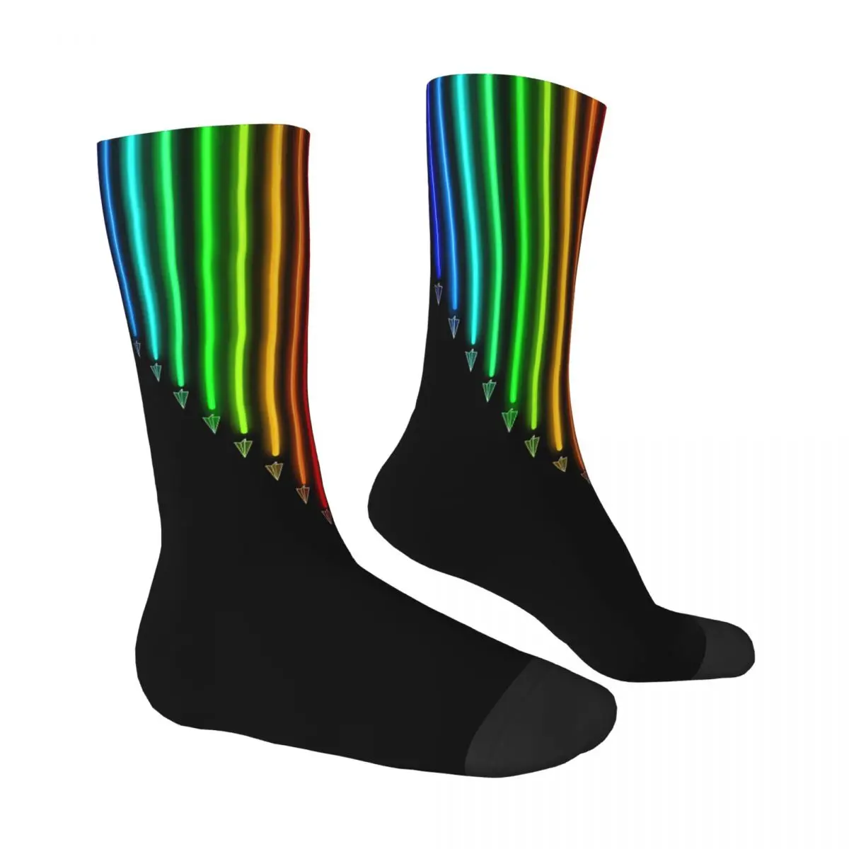 Pride Rainbow Paper Planes Socks Male Mens Women Autumn Stockings Hip Hop