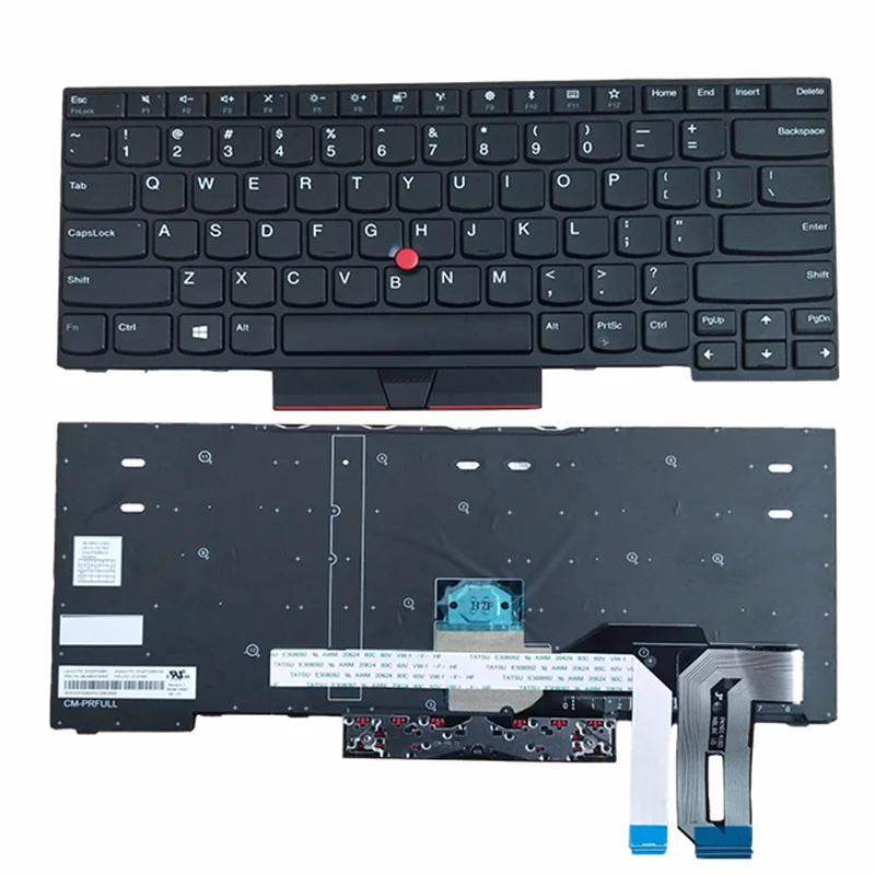 

New US Keyboard for Thinkpad E480 E490 T480S L480 L380 Yoga T490 T495 L390 Yoga L490 P43s 01YP320 01YP240 01YP400 01YP480