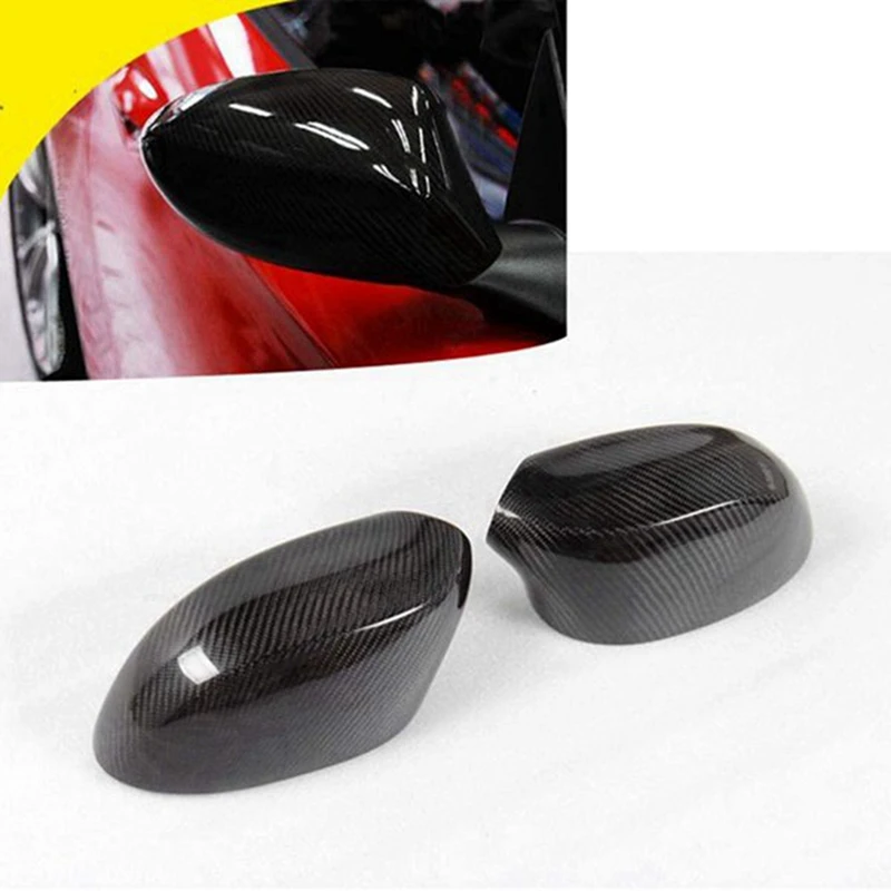 Real Carbon Fiber Side Door Rearview Mirror Cover Housing For BMW E85 Z4 2002-2008 Car Wing Mirror Shell Caps