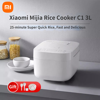 2024 Xiaomi Mijia Electric Rice Cooker C1 3L 650W Multicooker Mini Automatic Xiaomi Rice Cooker Kitchen Electric Food Warmer