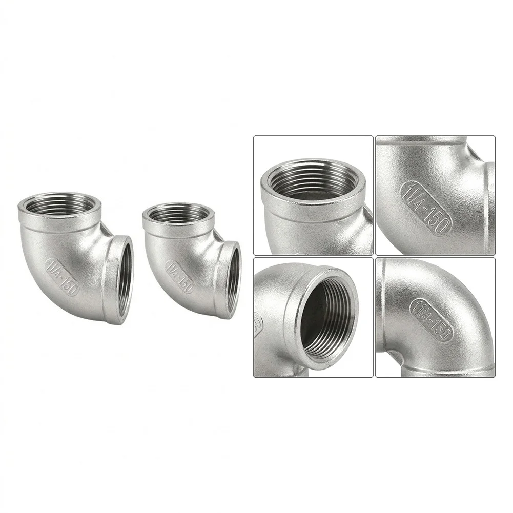 304 Grade Stainless Steel 90-Degree Elbow Designed for Integration into Oil Gas and Municipal Water Distribution Infrastructure