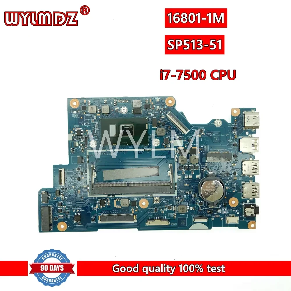16801-1m-con-scheda-madre-del-computer-portatile-cpu-i7-7500-per-scheda-madre-del-notebook-acer-aspire-spin-5-sp513-51