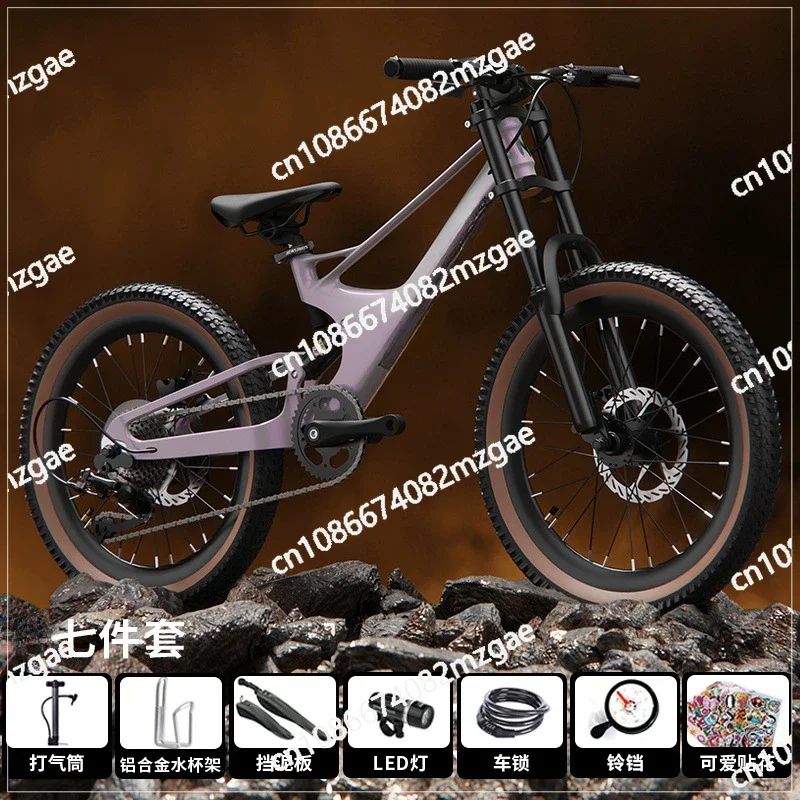 22 inch magnesium alloy soft tail bicycle for students to ride outdoor mountain bikes