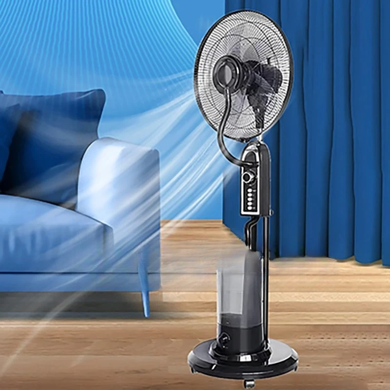 Household Misting Electric Fan Standing Fan With Remote Control Oscillating Head Silent Operation Circulator fan Fan device 220V