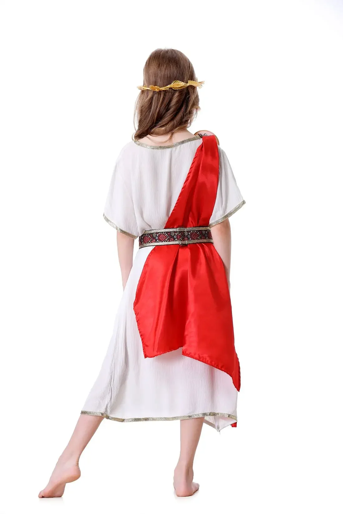 Boy Girl Ancient Greek Mythology God Zeus Costume for Children Kids Grecian Roman Toga Cosplay Halloween Costumes