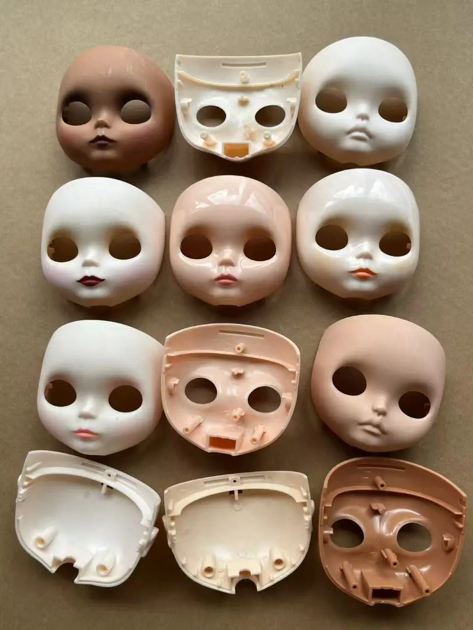 Small Doll Face Mold Facial Accessories 1/3Doll Multiple Styles Available for Collectible Figures