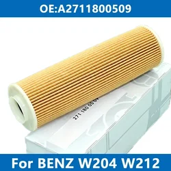 Auto-oliefilterset A 2711800509   Voor Mercedes Benz W204 W212 C180 CGI K C200 C250 E200 E250 Coupe SLK KLASSE M271 Motorolie Filter