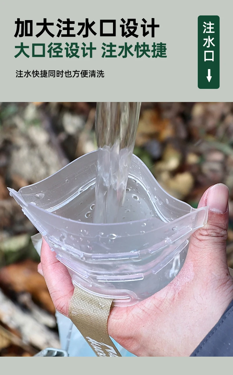 3L Hydration Bladder BPA-Free Leak Proof Durable Water Reservoir for Cycling,Hiking,Running,Climbing,Biking TPU Material High-Fl