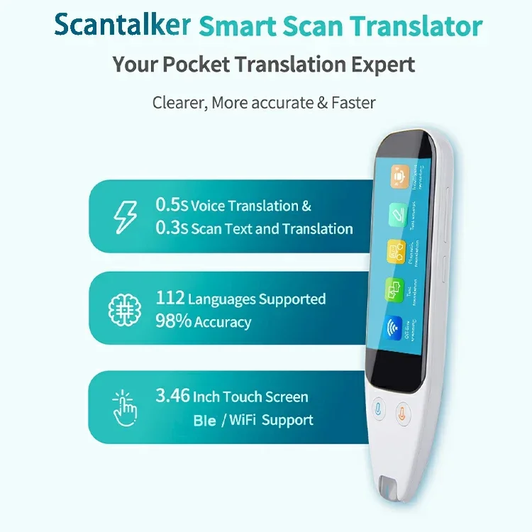 OCR wireless scanner multilingual translation business travel intelligent reading voice translation pen