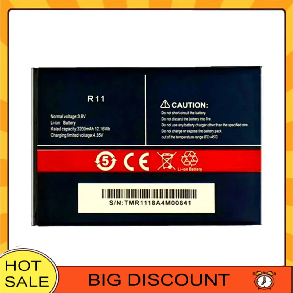 

Reliable Power Supply Mobile Phone Battery For Cubot R11 3200Mah