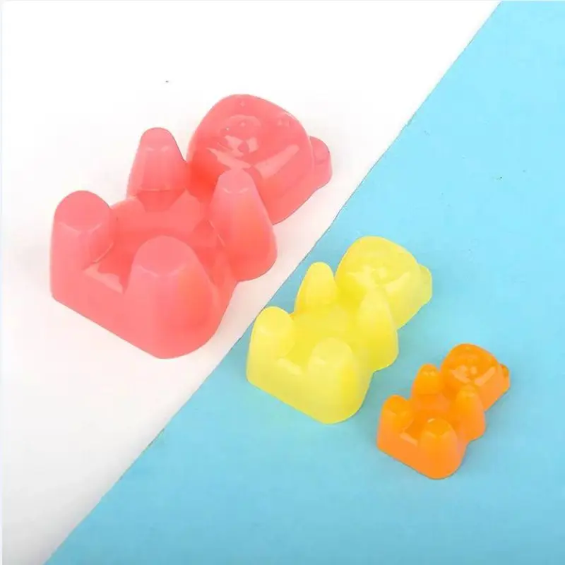 Gummy Bear Candy Silicone Mold Cake Chocolate Fondant Resin Pendant Jewelry DIY - Image 2