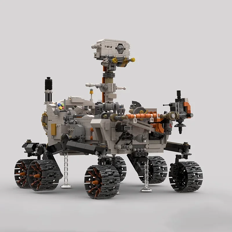 Moc Building Blocks Space Mars Rover Model Technical Bricks Aviation Collection DIY Assembly Exploration Toys  Gifts