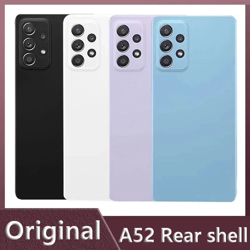 Suitable for Samsung A52 5G rear cover, original  factory 4G  cover, battery cover,  screen, rear panel, middle bord Outer Glass