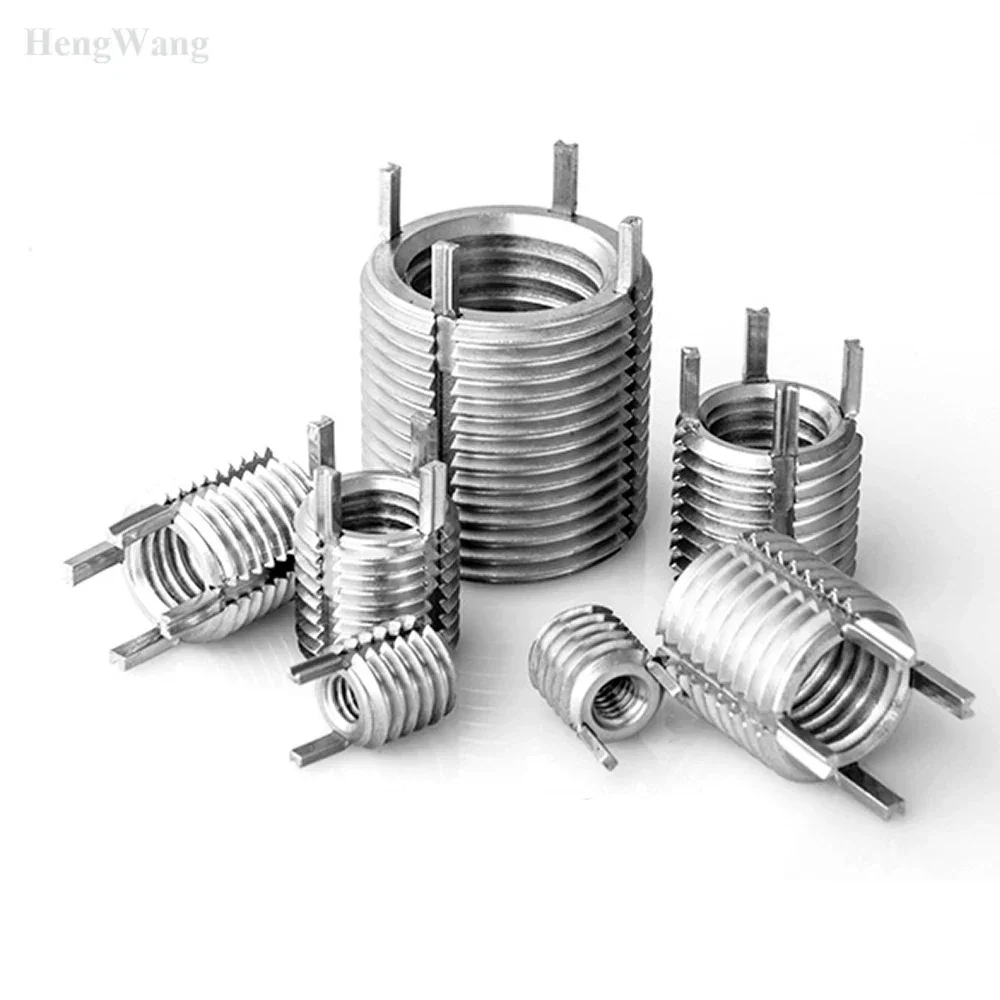 

303 Stainless Steel Thread Repair Insert Self-tapping Bushing M2-M4 to M20-M30 with Plug Screw Sleeve Nuts Lock Support