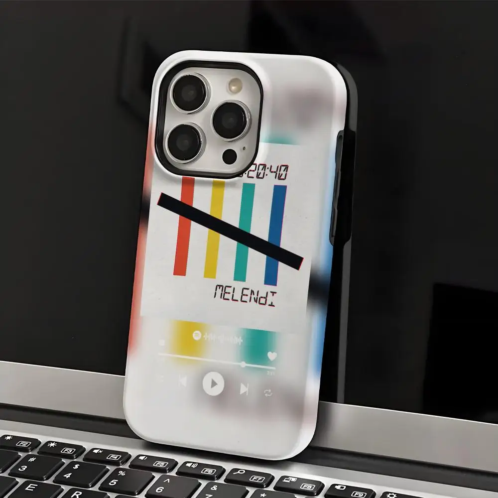 

Чехол для телефона M-Melendi, чехол для телефона INS для IPhone 17, 16, 15, 14, 13, 12, 11 Pro Max X XR XSMax Plus, глянцевая пленка, жесткий чехол из ПК