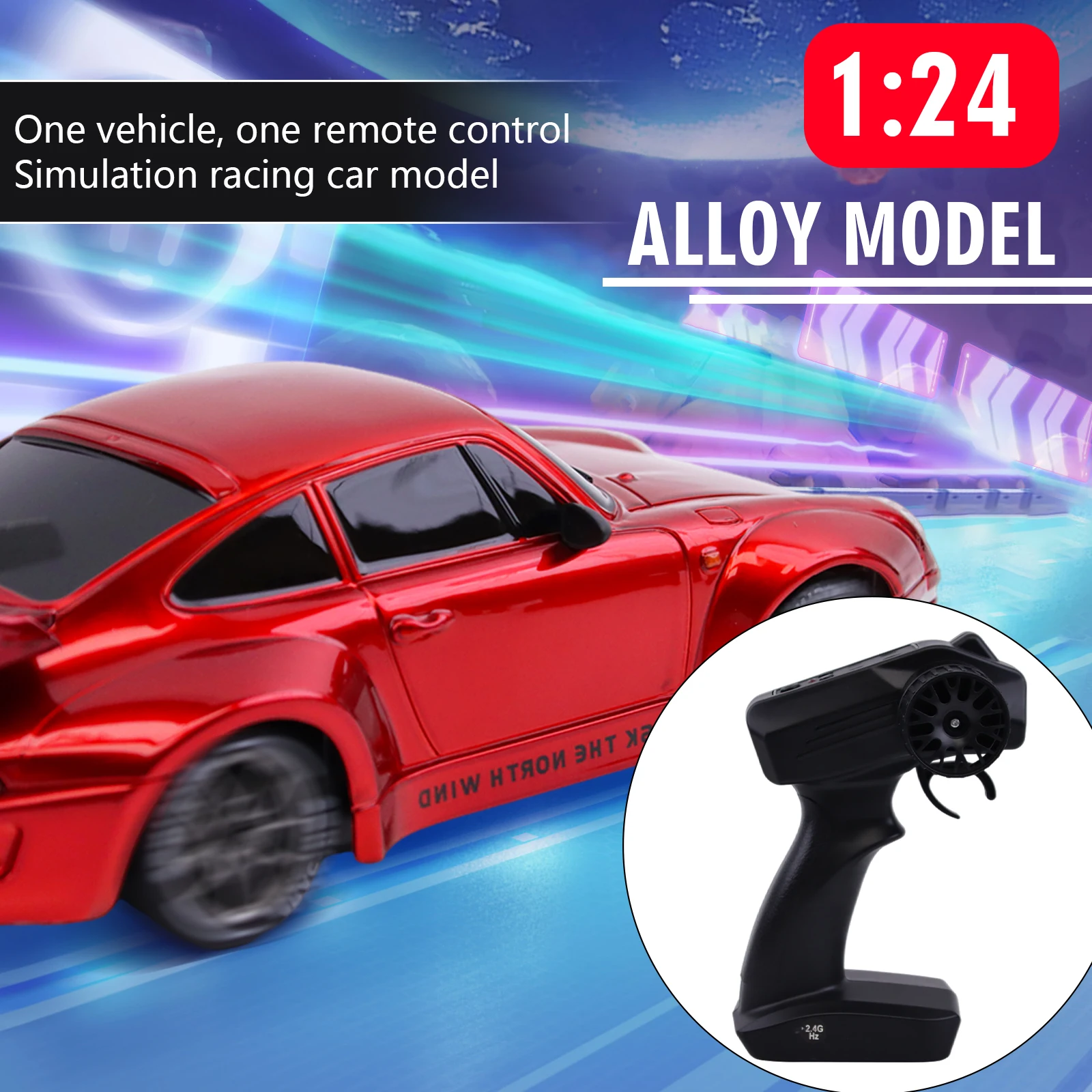 

1:24 Drift Car 2.4G 4WD High Speed RC Racing Car Remote Control Vehicle Toy
