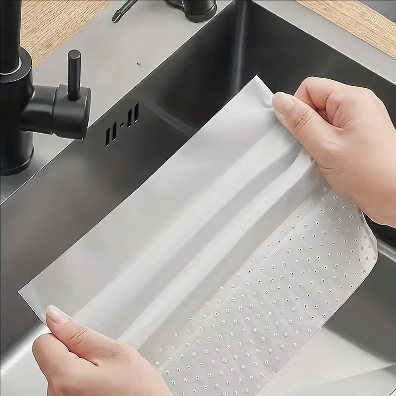 10/30pcs Self-Standing Drain Bags – Disposable Sink Filters Prevent Clogging, Keep Hands Clean, Easy Waste
