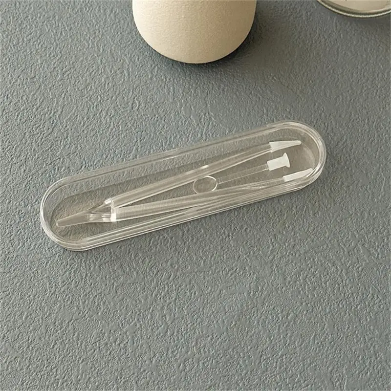 39BD 1Set Kontaktlinsen Pinzette Kontaktlinsen Entferner Transparente Große Klemmen Stange für Einfaches Einsetzen und – Detail 3