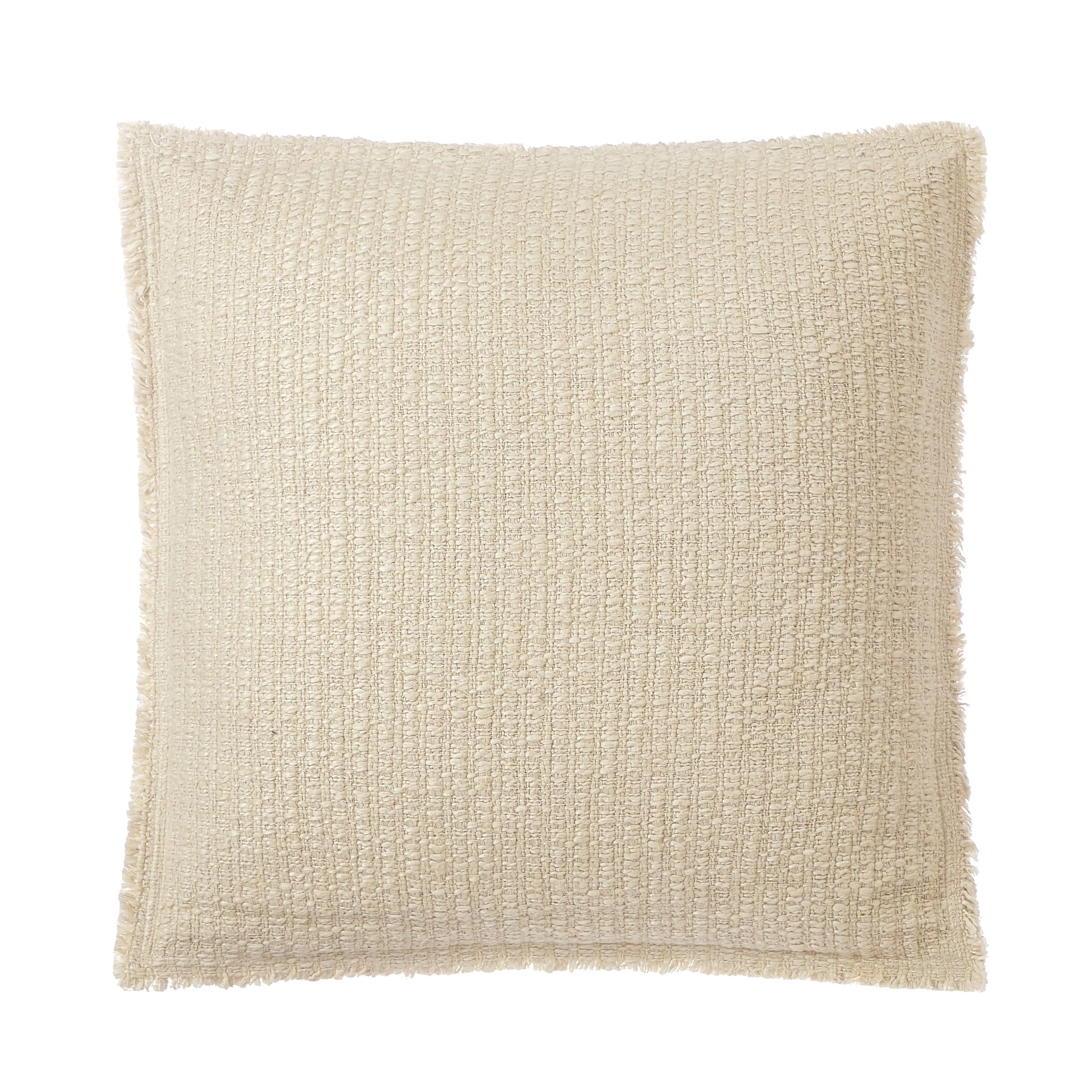 Better Homes & Gardens Sunny Decorative Throw Pillow, Papyrus Beige, 22 in x 22 in