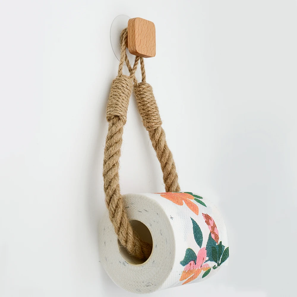 Vintage Towel Hanging Rope Toilet Paper Holder Home Hotel Bathroom accessories Decoration Supplies  휴지걸이 Tissue hanger