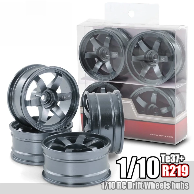 1/10 RC Drift Car Wheel R2191 FWO6 TE37 Dedicated Spare Parts Replacement Accessories for RC Model Drift Vehicle