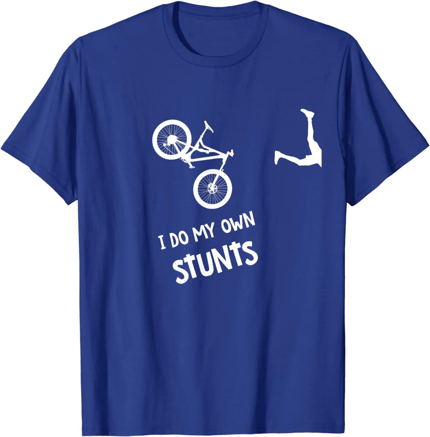 I Do My Own Stunts Mountain Bike Shirt - Funny MTB T-Shirt