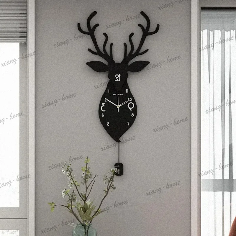 LJY Garage Decoration Wall Clock Cozy Classroom Premium Quiet Wall Clock Yoga Unusualhands Mecanismo Reloj Pared Furniture Home