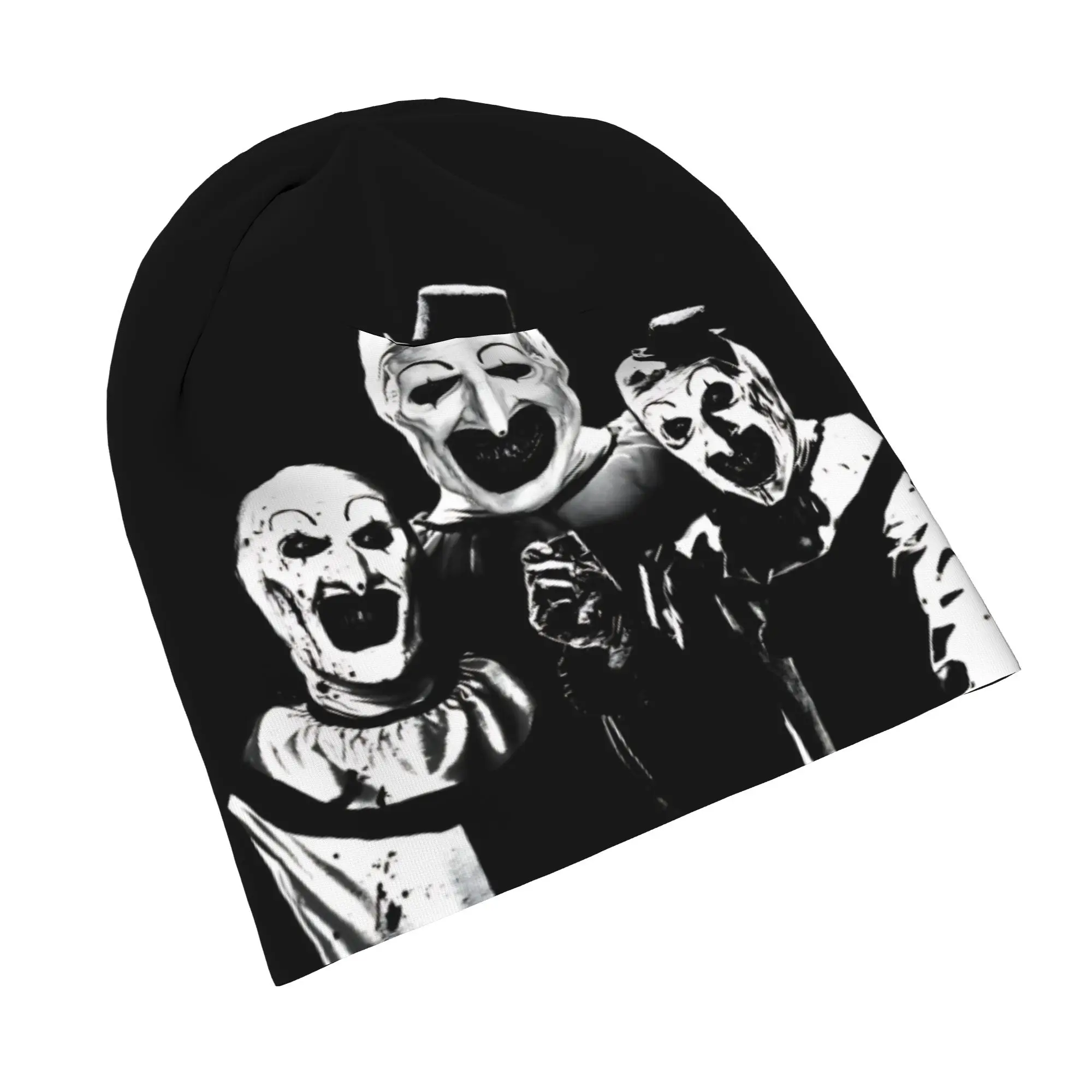 Terrifier Bonnet Hat Goth Outdoor Horror Movie Skullies Beanies Hat Men's Women's Warm Dual-use Caps