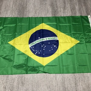 Brasilien Nationalflagge für Heimdekoration, Suspension, hohe Qualität, Polyester, Br, 3x5ft, 90 cm x 150 cm 6 Hauptverkaufslager in Brasilien - №5