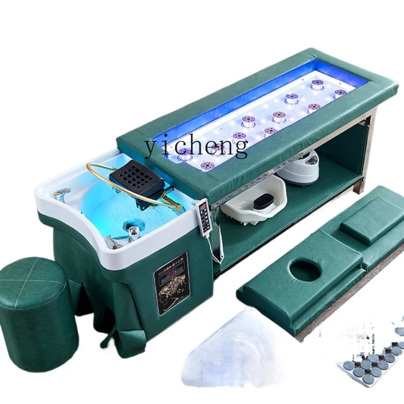 TQH-6.12 Head Therapy Moxibustion Shampoo Chair Whole Body Moxibustion Chinese Medicine Water Circulation Fumigation Health Care