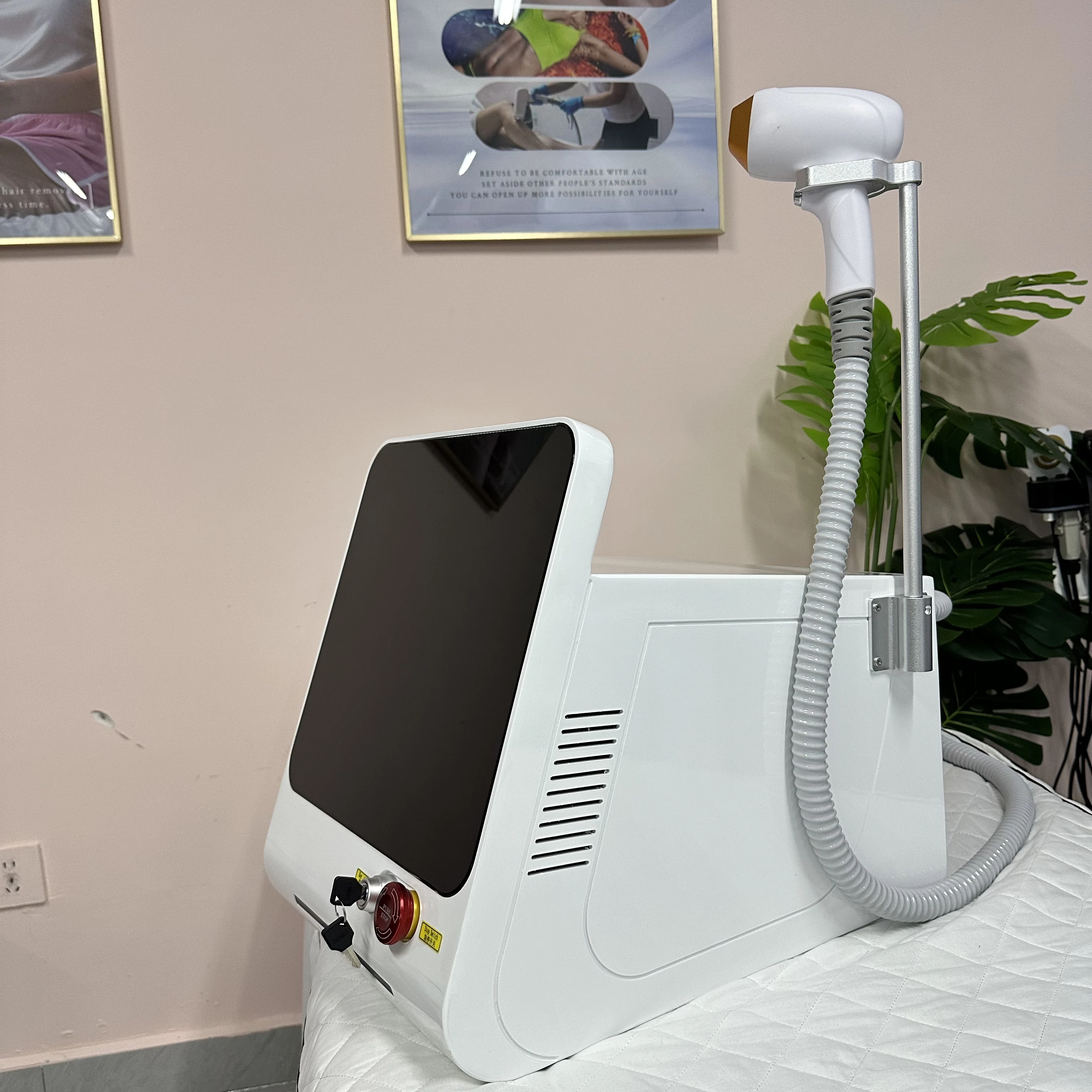 المحمولة 808 3 موجة ديود ليزر الشعر الدائم إزالة الشعر السريع خالية من الألم اختراق بصيلات جهاز تجديد الجلد #3