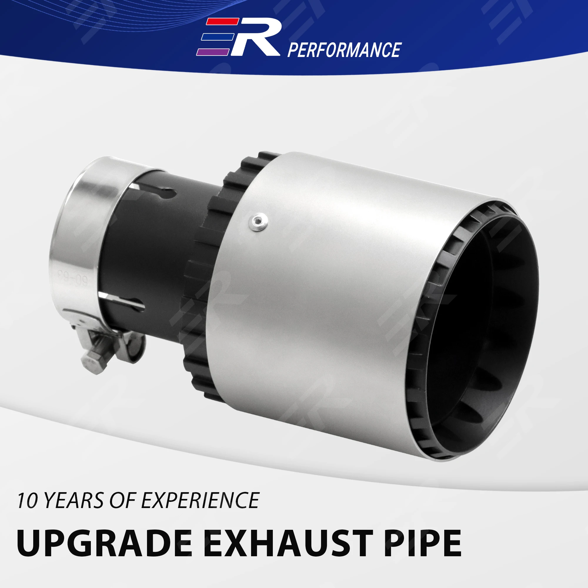 1 PC Upgrade Exhaust Tip 89mm 101mm Out Diameter Cars Accessories Tail Pipe Universal Car Decoration Nozzle Modified