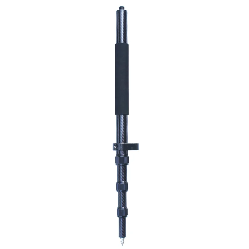 Portable Carbon Fiber Telescopic Rod Pole Expanded Length 1.5 Meters For Surveying and Measuring Mapping GPS Prism 1Piece