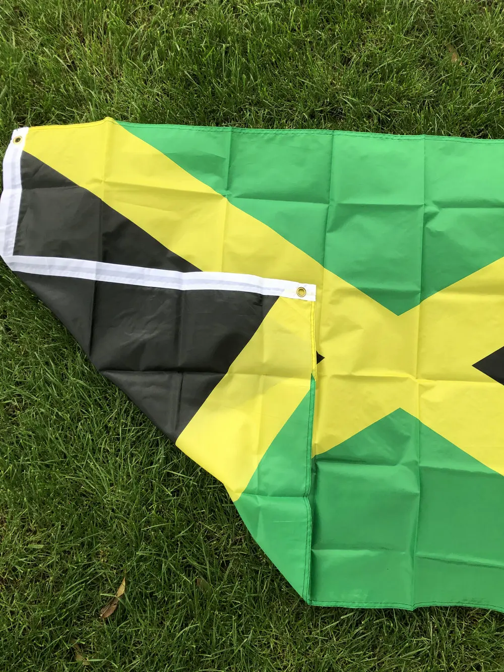 TIKI FLAG علم جامايكا 3x5ft 90x150 سنتيمتر البوليستر جامايكا الوطنية معلقة العلم للزينة #4