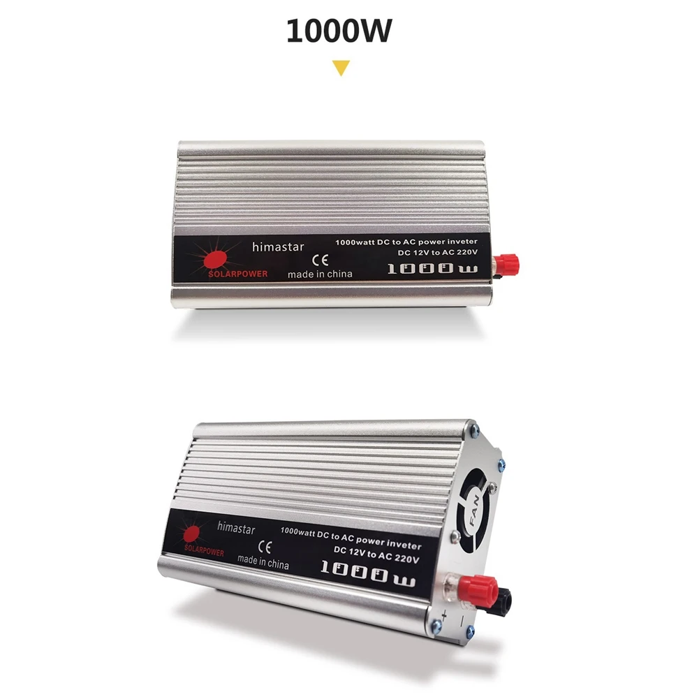 Car Inverter 12V 220V Auto Inverter Cigarette- Lighter Plug Power-Converter Inverter Rated-Power 500W Peak-Power 1000W XY