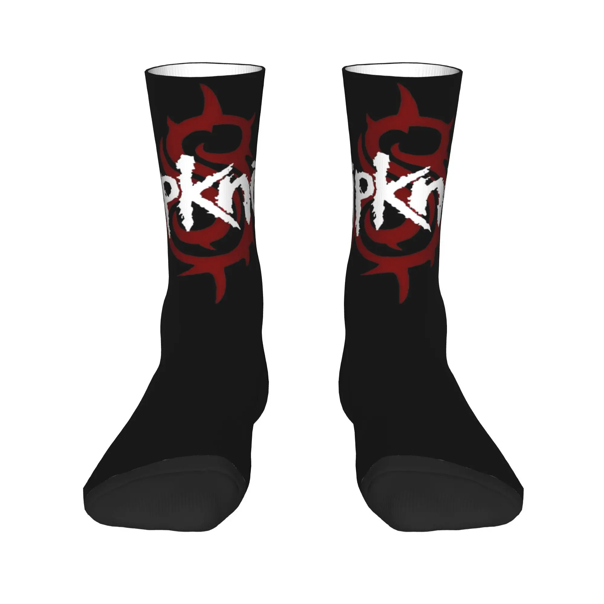 S-Slipknotting Punk Music Theme Design Dress Socks Merch for Daily Wear Cozy  Printing Socks