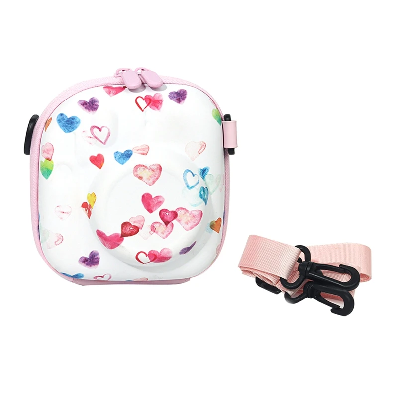 ABDJ-Bolsa de mensajero Universal colorida amor bolsa protectora de carcasa dura EVA almacenamiento portátil mensajero para Mini cámara Polaroid