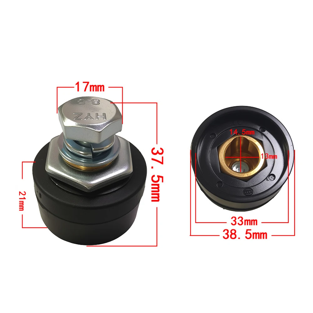 

1pc Welding Machine Connector Copper Quick Connect Attachment Socket For 200/315/400/500Type Welding Machine Connector Parts