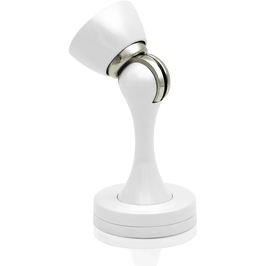

Door Stoppers Magnetic Door Stops White Brushed Stainless Steel Door Stopper Floor Wall Mount Magnetic Door Catch Door Holder f