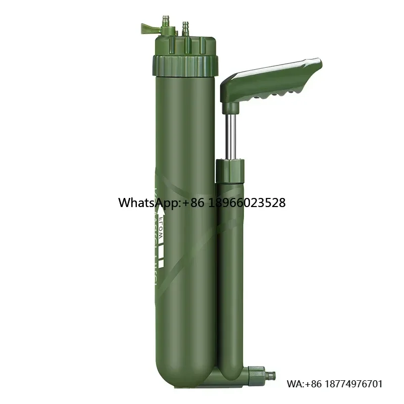 

Hollow Fiber Membrane Outdoor Portable Water Purifier Pump Hiking Travel Survival Gear