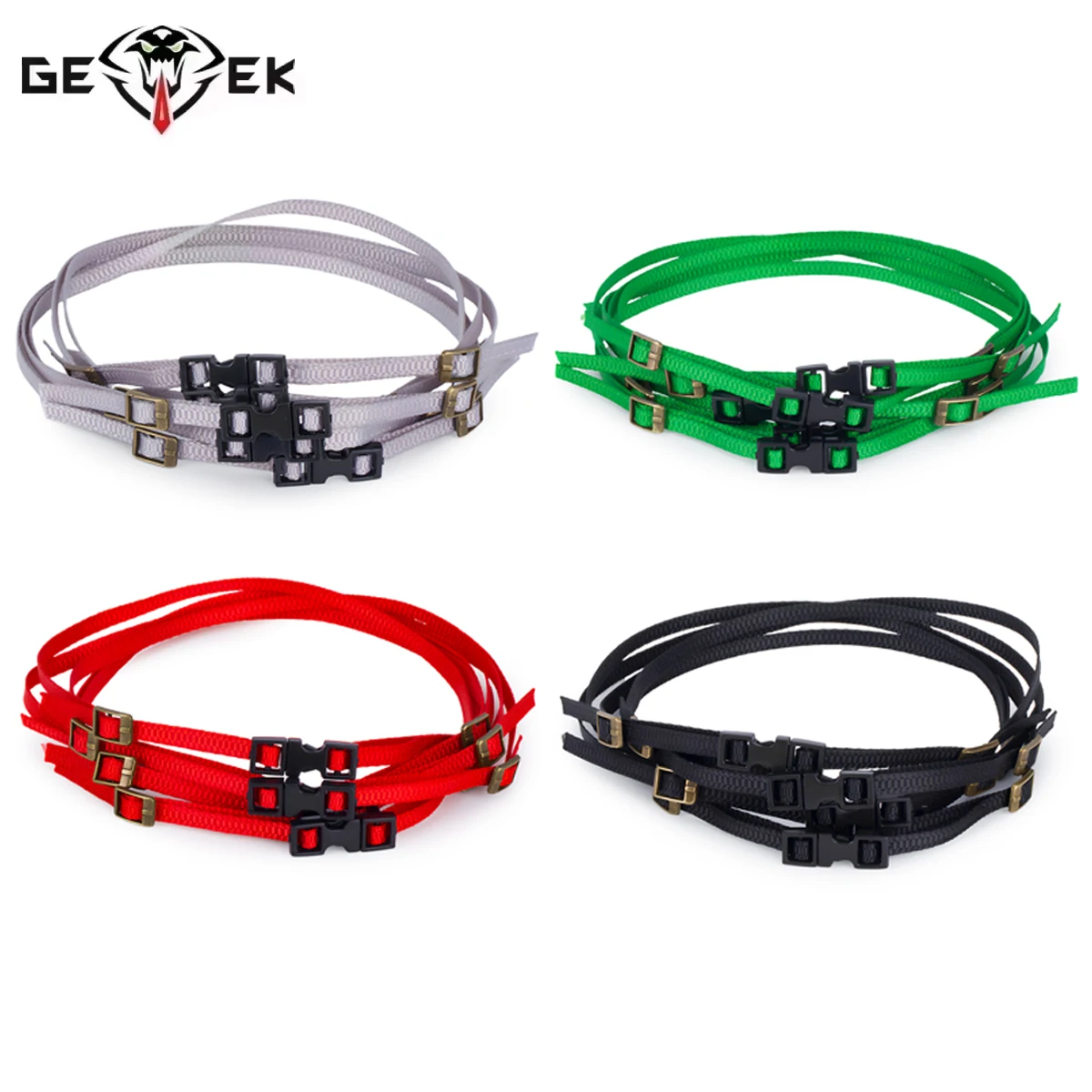 5Pcs Roof Rack Rope/Luggage Cord Straps Buckle 300MM for 1/8 1/10 1/18 1/24 RC Crawler SCX10 TRX4 TRX6 YK4102 RGT SCX24 TRX4M